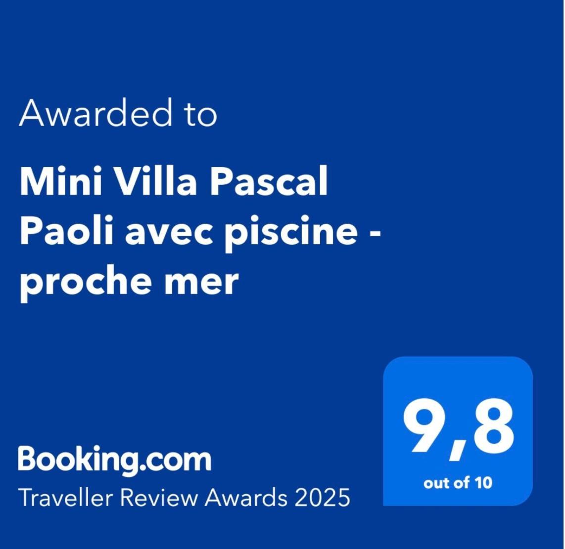Mini Villa Pascal Paoli Avec Piscine - Proche Mer Prunelli-di-Fiumorbo Eksteriør bilde
